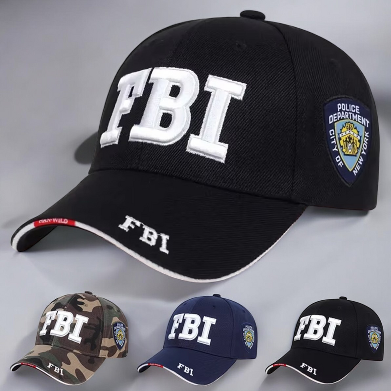 Boné FBI Bordado