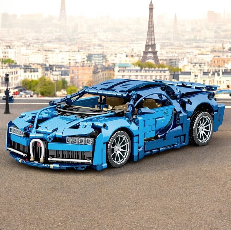 Super Carros – Modelo de Carro de Corrida para Montar em blocos
