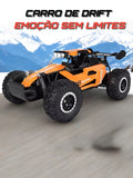 Carro RC 2WD 1:16 Off-Road 2.4G Controle Remoto Buggy de Corrida com Luzes LED, Drift e Escalada.