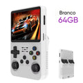 🎮 Game Console Retrô Portátil R36S – Diversão Sem Limites no Seu Bolso! 🚀 128GB, Tela IPS 3.5", Sistema Linux, +64GB de Jogos 🔥