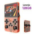 🎮 Game Console Retrô Portátil R36S – Diversão Sem Limites no Seu Bolso! 🚀 128GB, Tela IPS 3.5", Sistema Linux, +64GB de Jogos 🔥