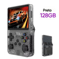 🎮 Game Console Retrô Portátil R36S – Diversão Sem Limites no Seu Bolso! 🚀 128GB, Tela IPS 3.5", Sistema Linux, +64GB de Jogos 🔥