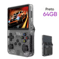 🎮 Game Console Retrô Portátil R36S – Diversão Sem Limites no Seu Bolso! 🚀 128GB, Tela IPS 3.5", Sistema Linux, +64GB de Jogos 🔥