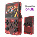 🎮 Game Console Retrô Portátil R36S – Diversão Sem Limites no Seu Bolso! 🚀 128GB, Tela IPS 3.5", Sistema Linux, +64GB de Jogos 🔥