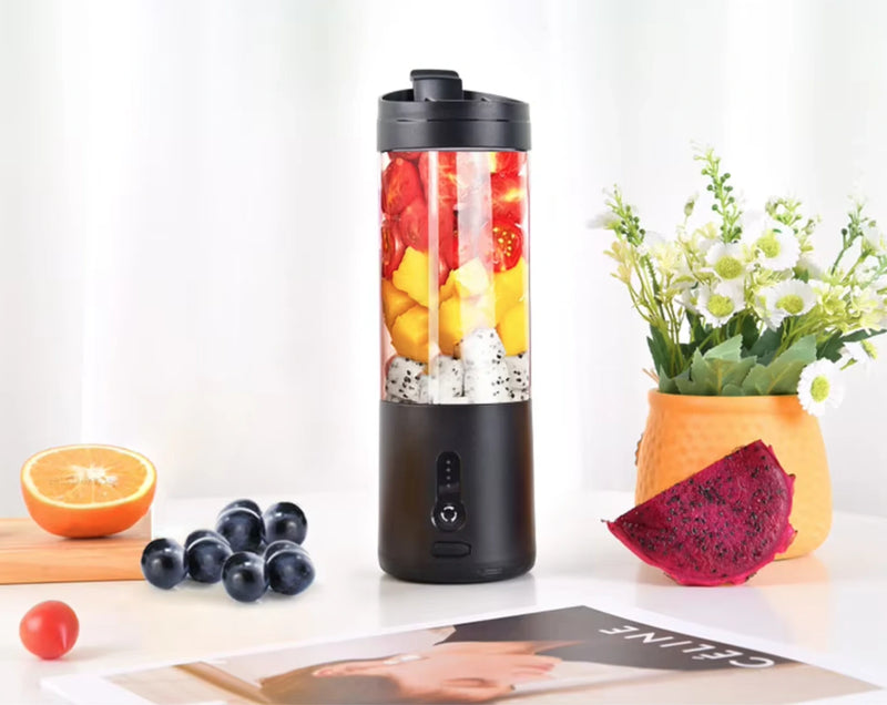 Mini Liquidificador Portátil Elétrico para Sucos e Smoothies – Multifuncional, Recarregável.