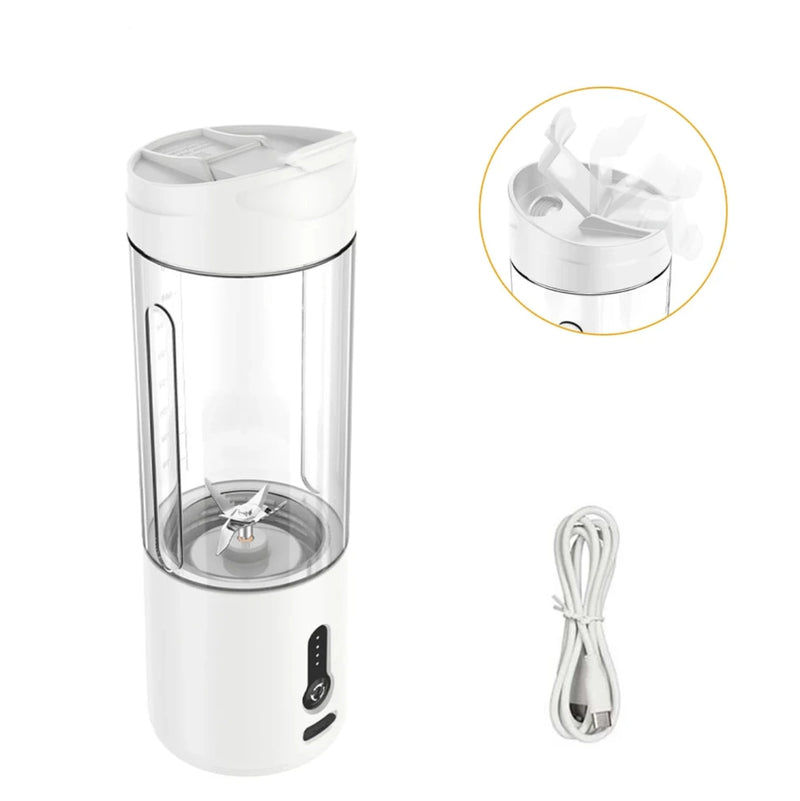 Mini Liquidificador Portátil Elétrico para Sucos e Smoothies – Multifuncional, Recarregável.