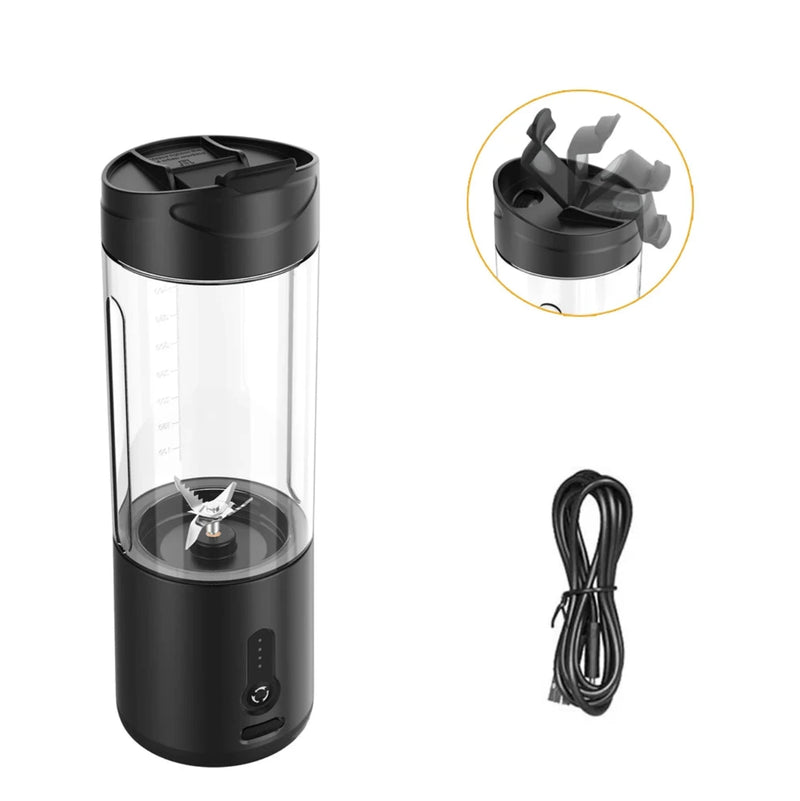 Mini Liquidificador Portátil Elétrico para Sucos e Smoothies – Multifuncional, Recarregável.